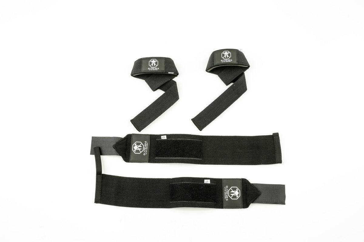 Olympiada Starter Pack – Wrist Wraps + Lifting Straps – alternate view 2