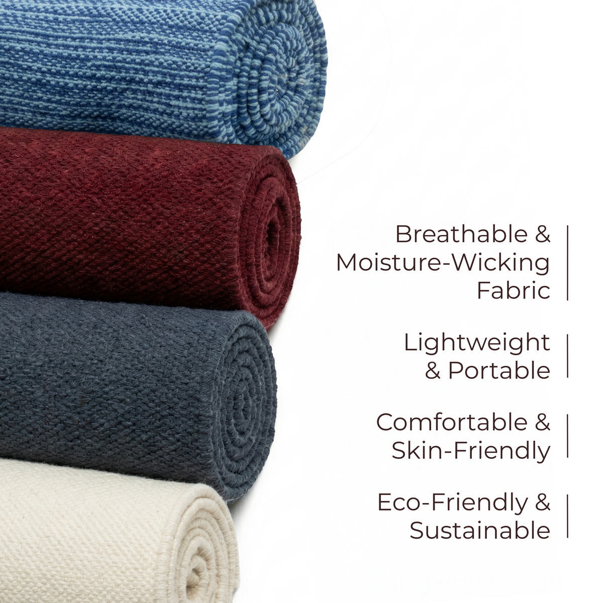Live Well 360 The Yogi Organic Cotton Yoga Mat – alternate view 18
