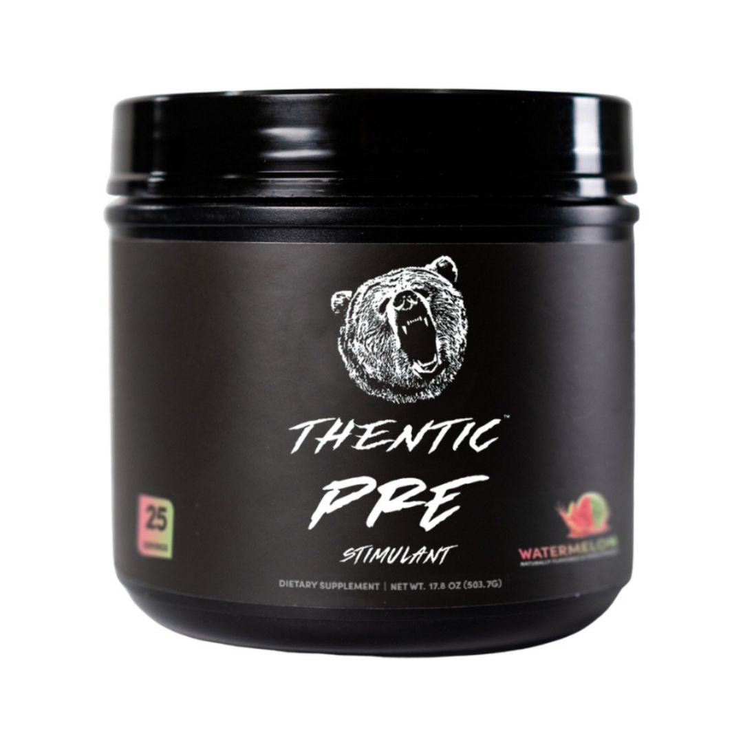 Thentic Pre-Workout – Watermelon – front product view