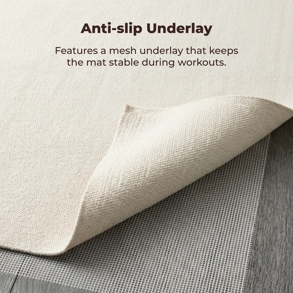 Live Well 360 The Yogi Organic Cotton Yoga Mat – alternate view 2