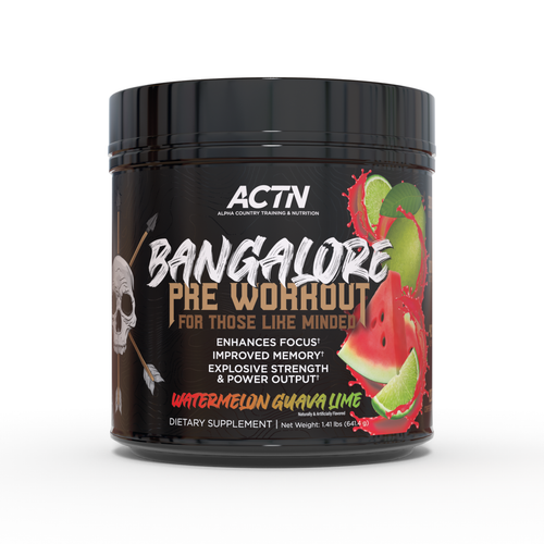 Alpha Country Bangalore Pre-Workout – Watermelon Guava Lime – front product view