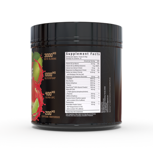 Alpha Country Bangalore Pre-Workout – Watermelon Guava Lime – alternate view 2