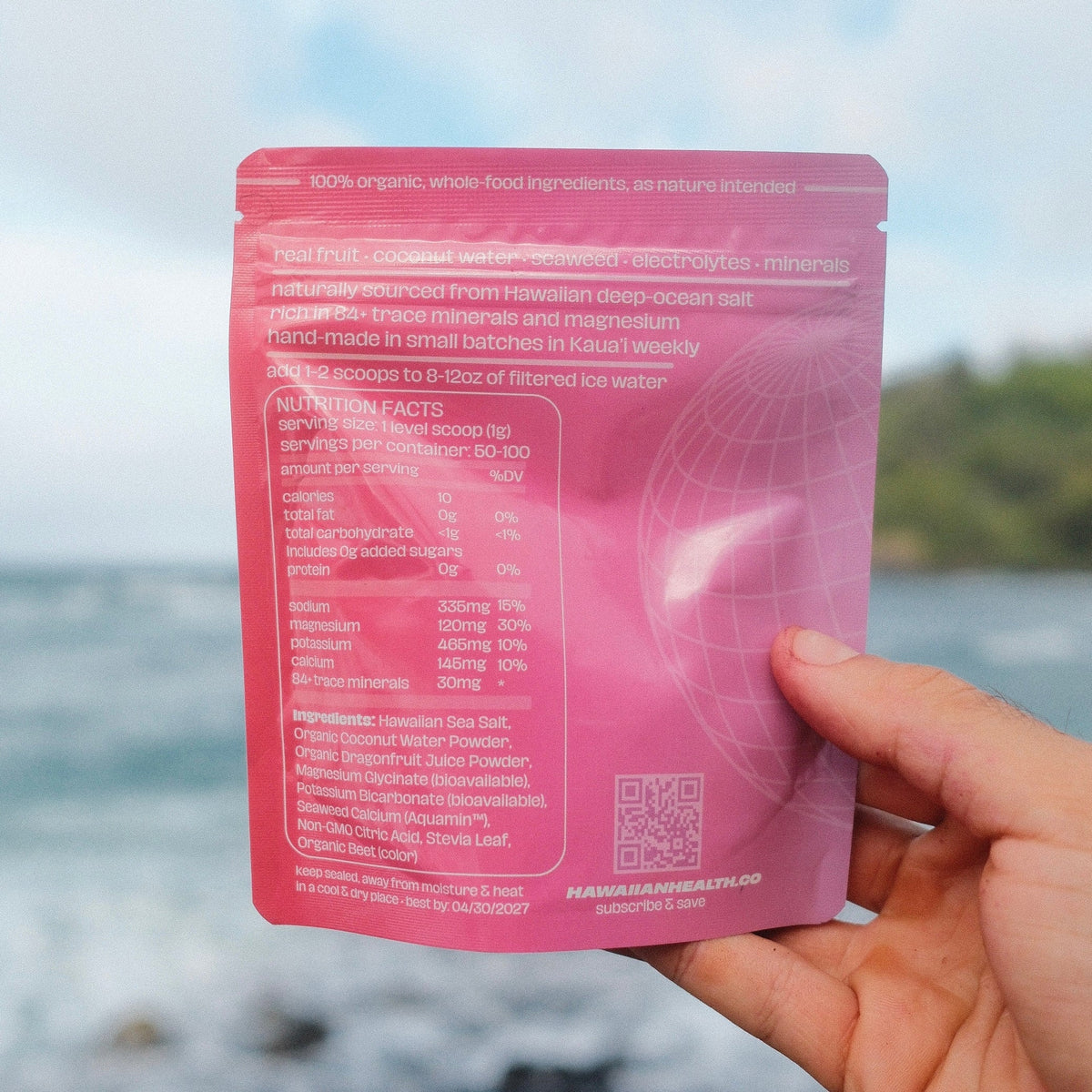 Hawaiian Health Co. Dragonfruit Electrolytes – alternate view 2