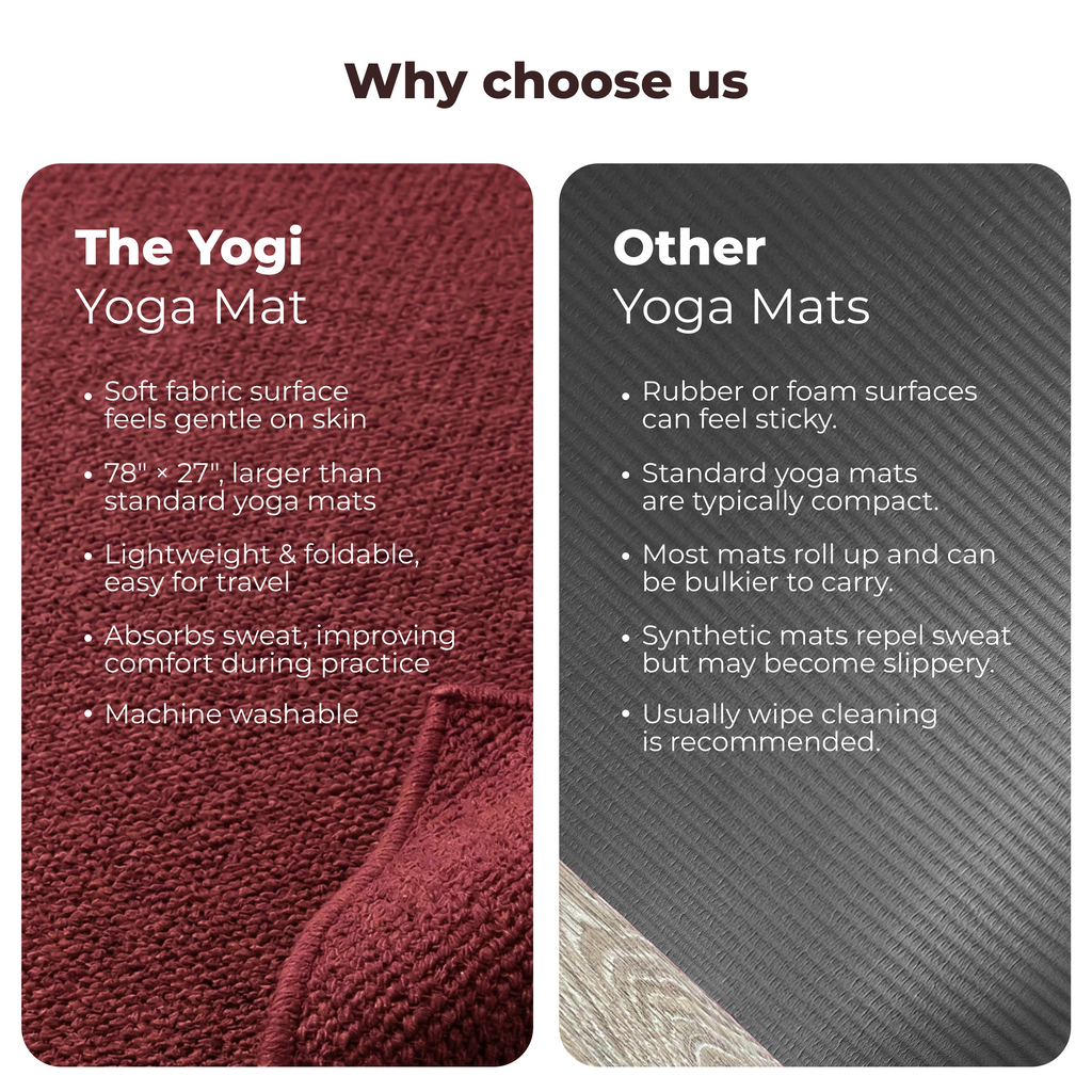 Live Well 360 The Yogi Organic Cotton Yoga Mat – alternate view 7