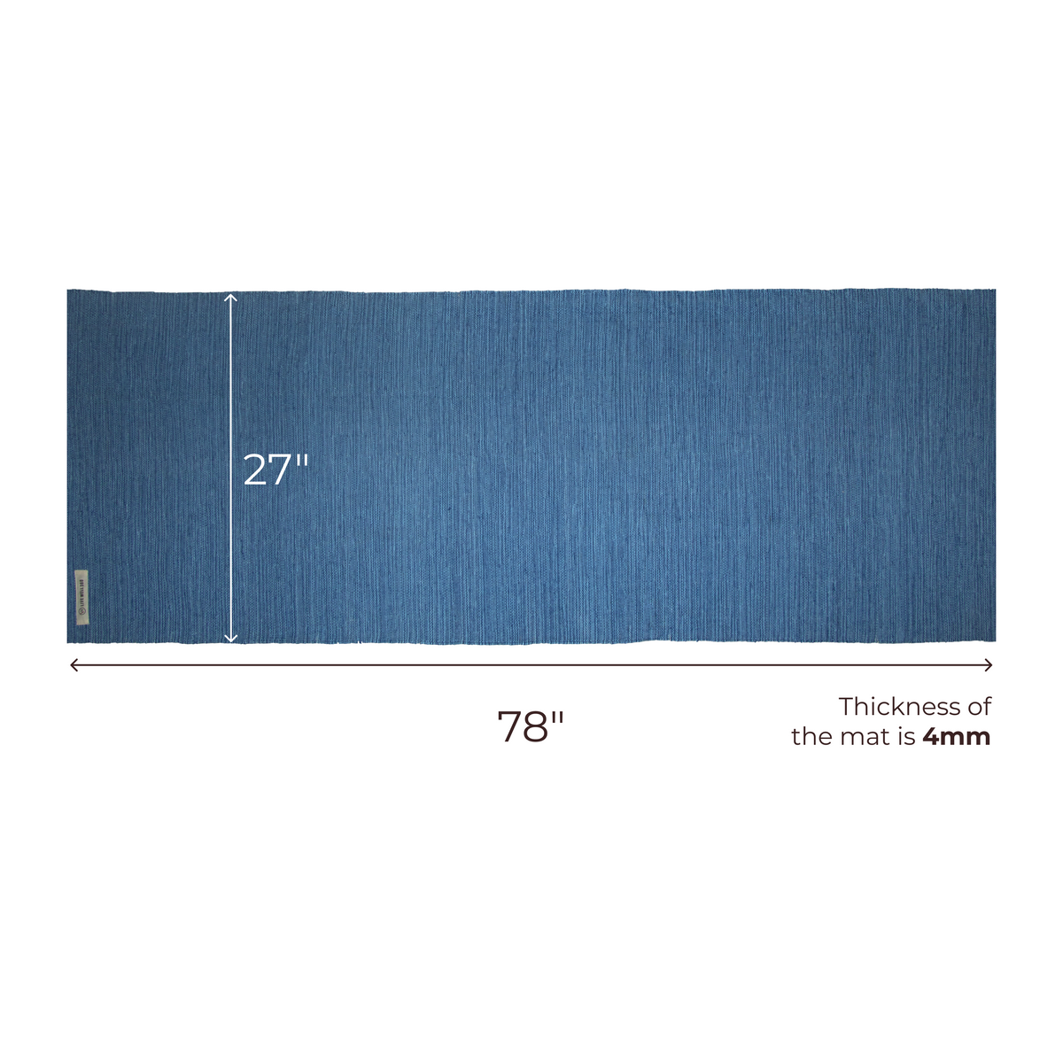 Live Well 360 The Yogi Organic Cotton Yoga Mat – alternate view 16