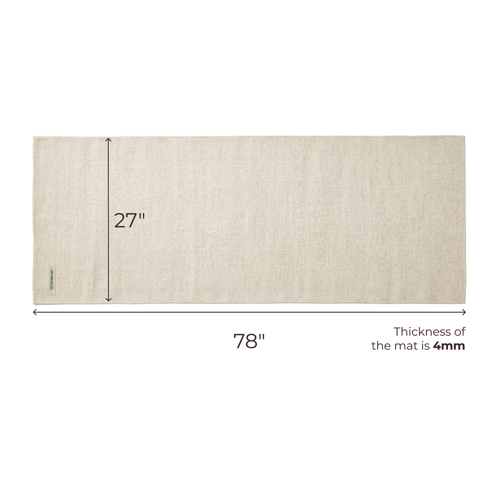 Live Well 360 The Yogi Organic Cotton Yoga Mat – alternate view 4