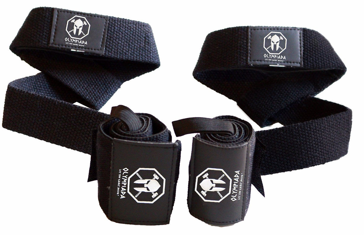 Olympiada Starter Pack – Wrist Wraps + Lifting Straps – front product view