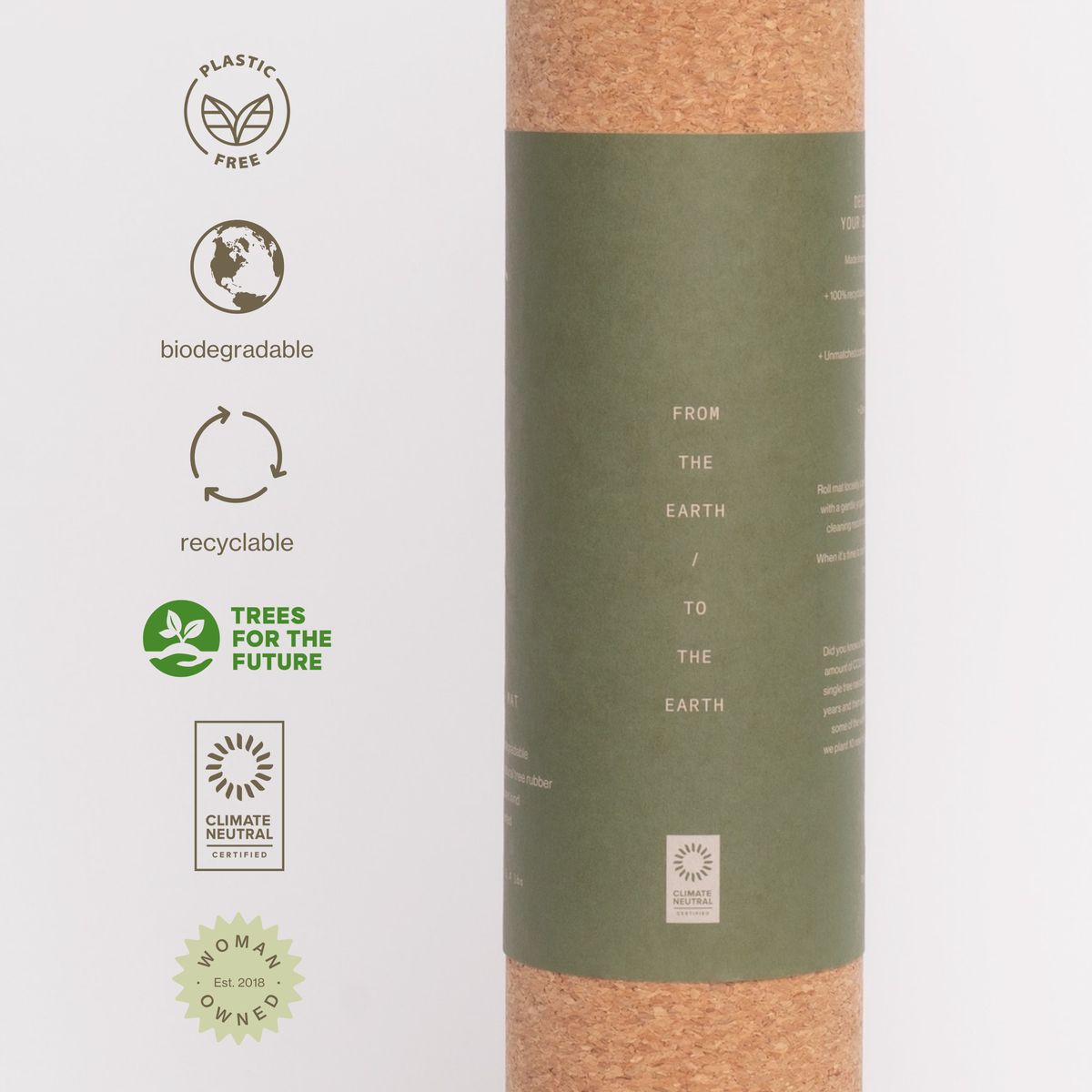Ananday Cork Yoga Mat – alternate view 3