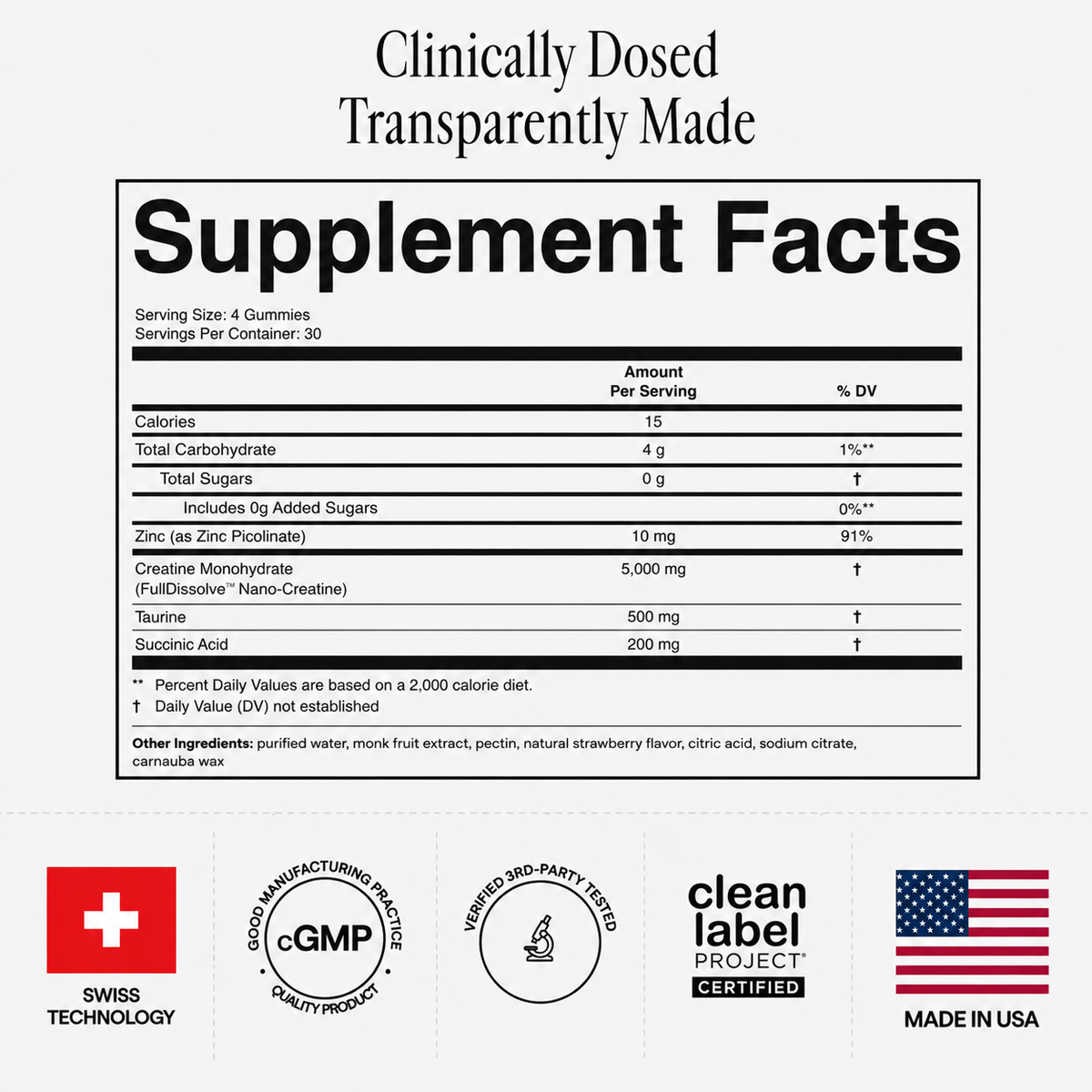 Arq8™ Creatine Monohydrate Gummies – alternate view 3