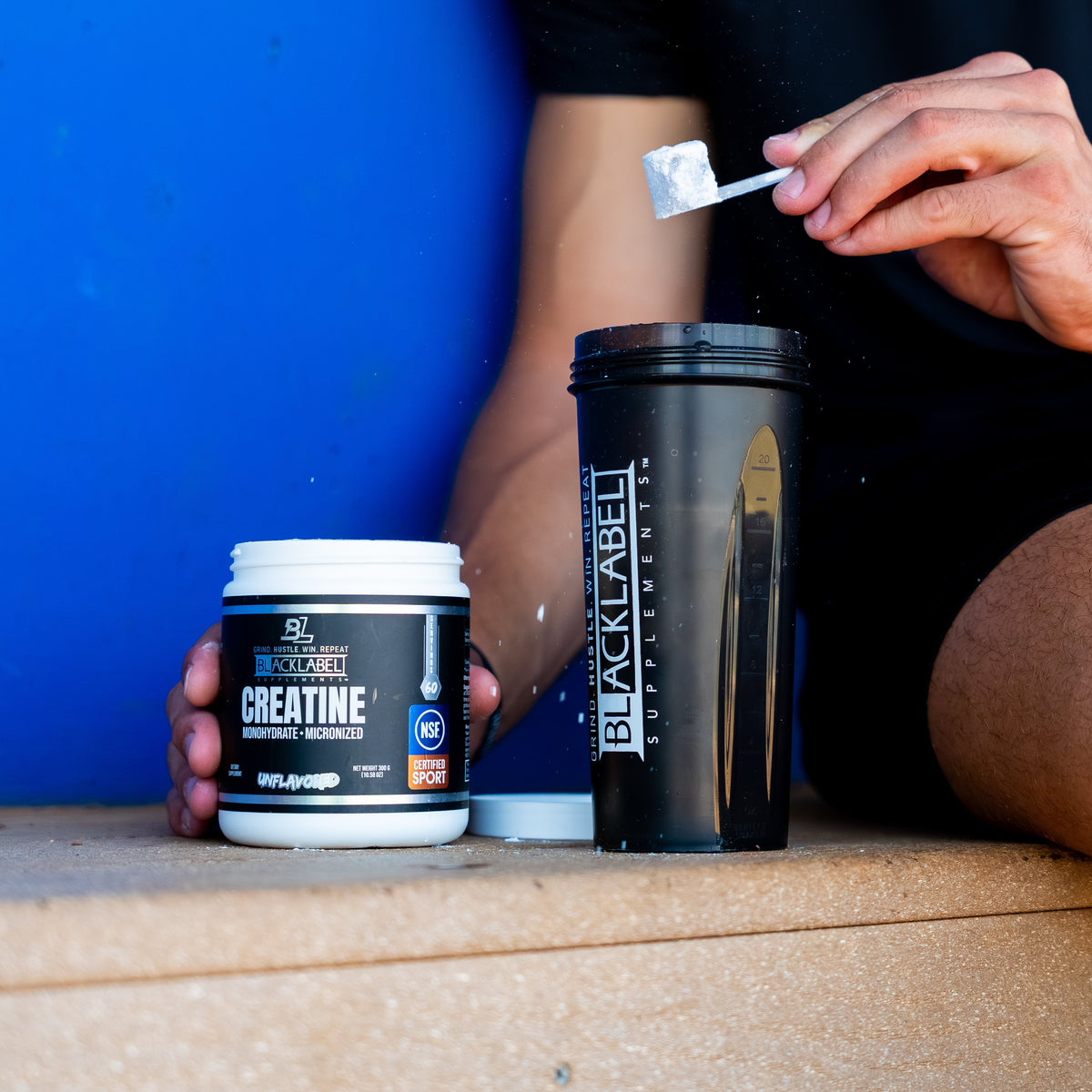 BLACKLABEL Creatine Monohydrate Powder – alternate view 4