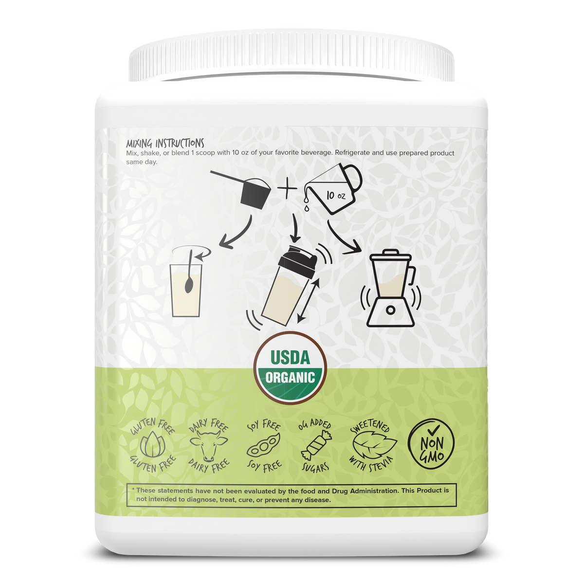 Portions Master Plant Protein Unflavored – alternate view 4