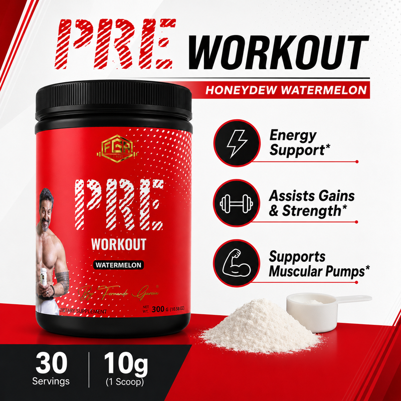 FGA Fitness Pre-Workout – Watermelon – alternate view 2