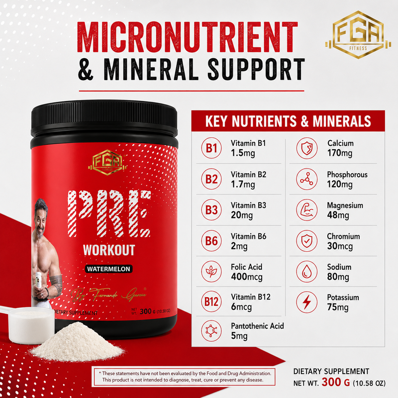 FGA Fitness Pre-Workout – Watermelon – alternate view 5