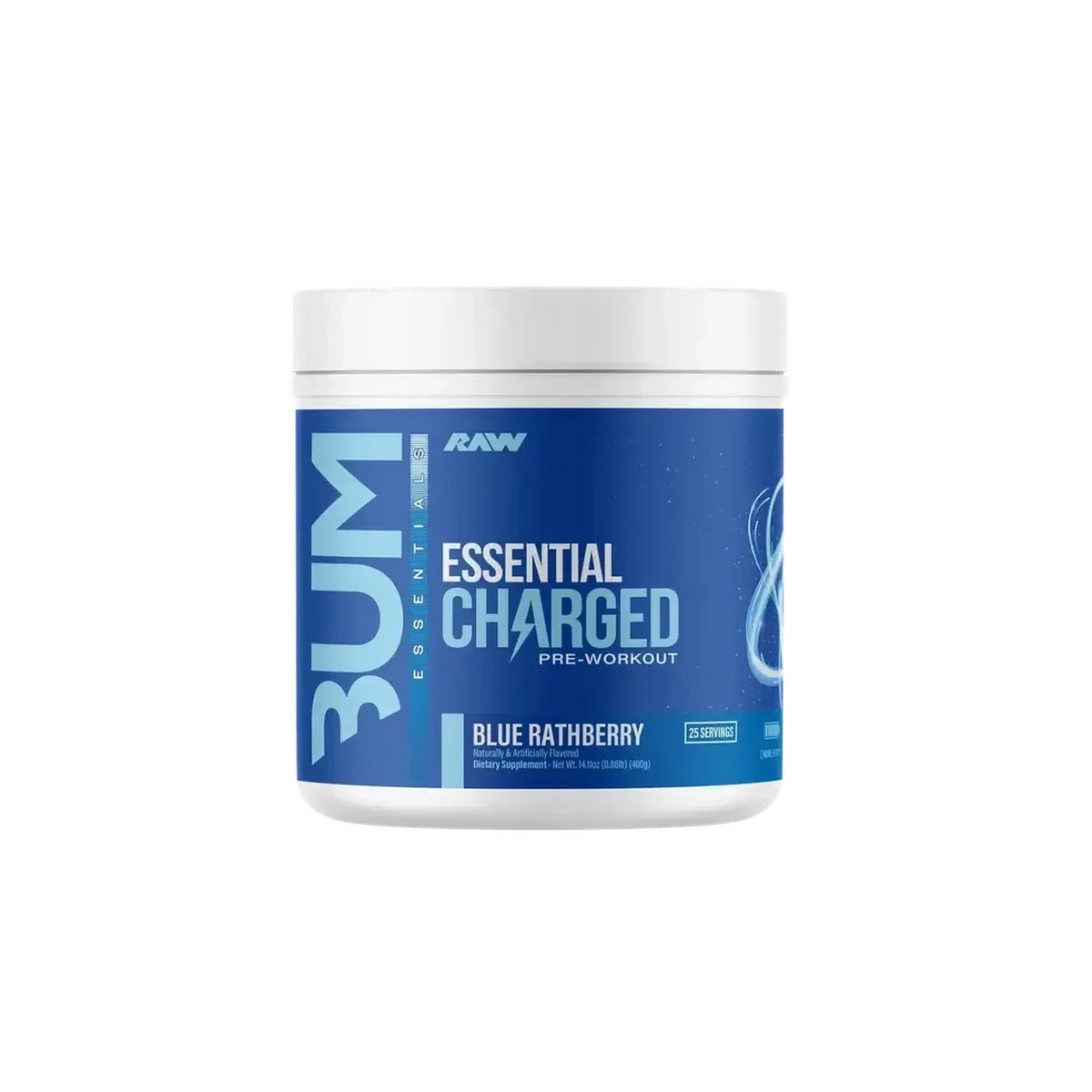 Raw Nutrition CBUM Essential Charged Pre-Workout – front product view