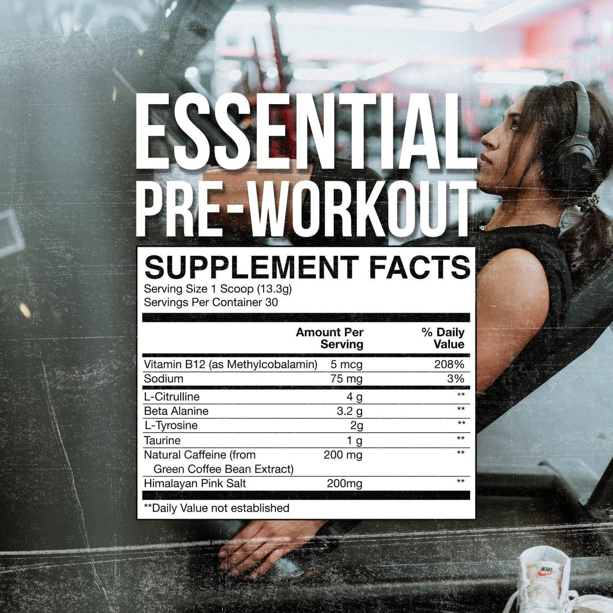 Raw Nutrition CBUM Essential Pre-Workout – alternate view 2