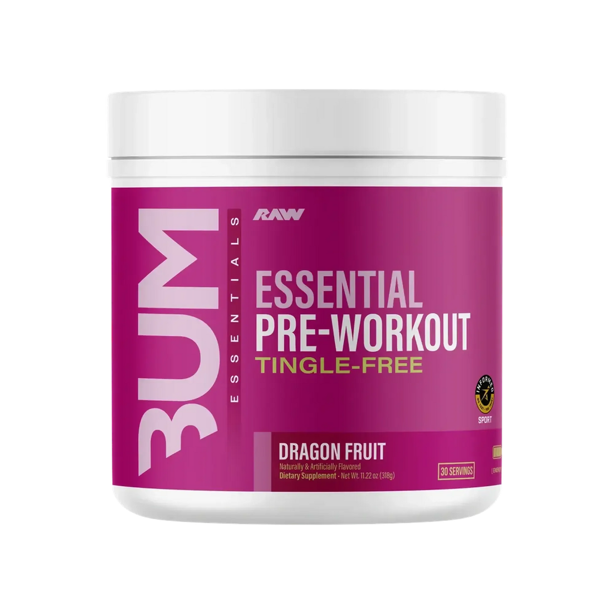 Raw Nutrition CBUM Essential Tingle-Free Pre-Workout – alternate view 5