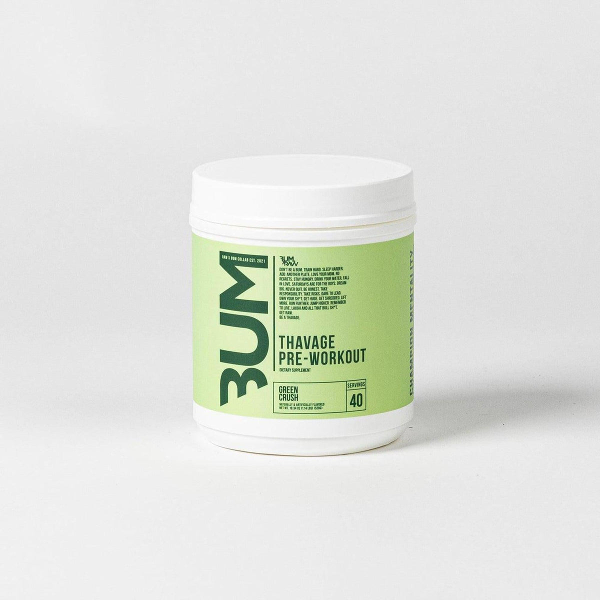 Raw Nutrition CBUM Series Thavage Pre-Workout – alternate view 11