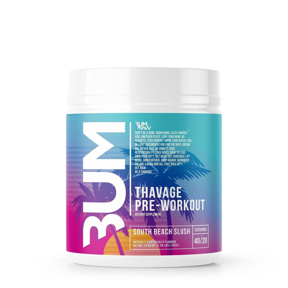 Raw Nutrition CBUM Series Thavage Pre-Workout – alternate view 6