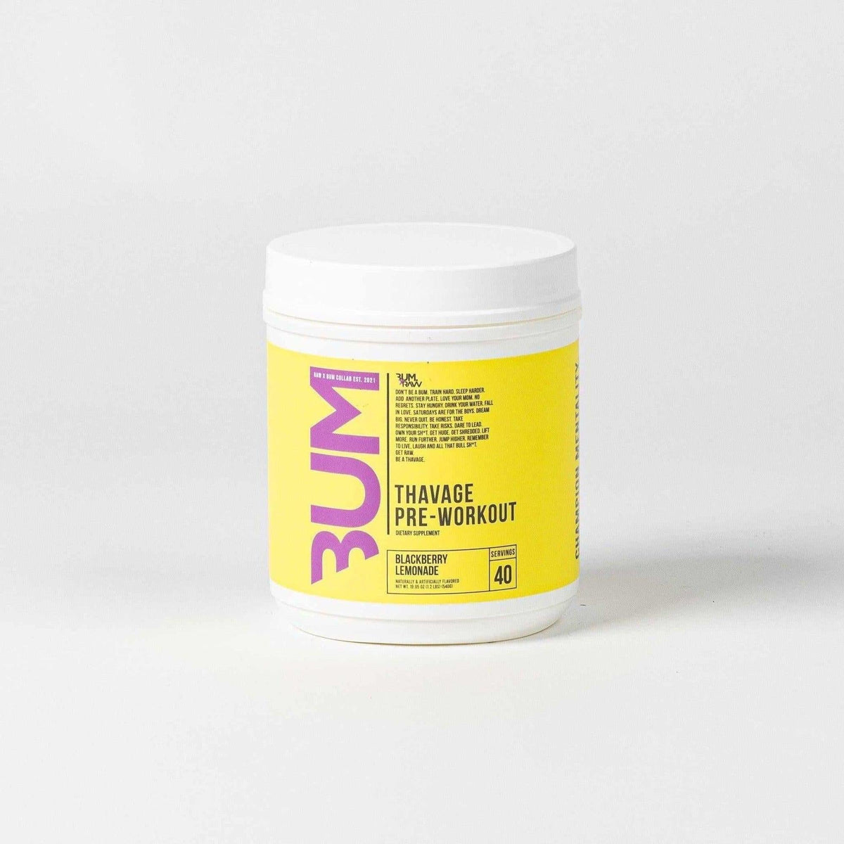 Raw Nutrition CBUM Series Thavage Pre-Workout – alternate view 9