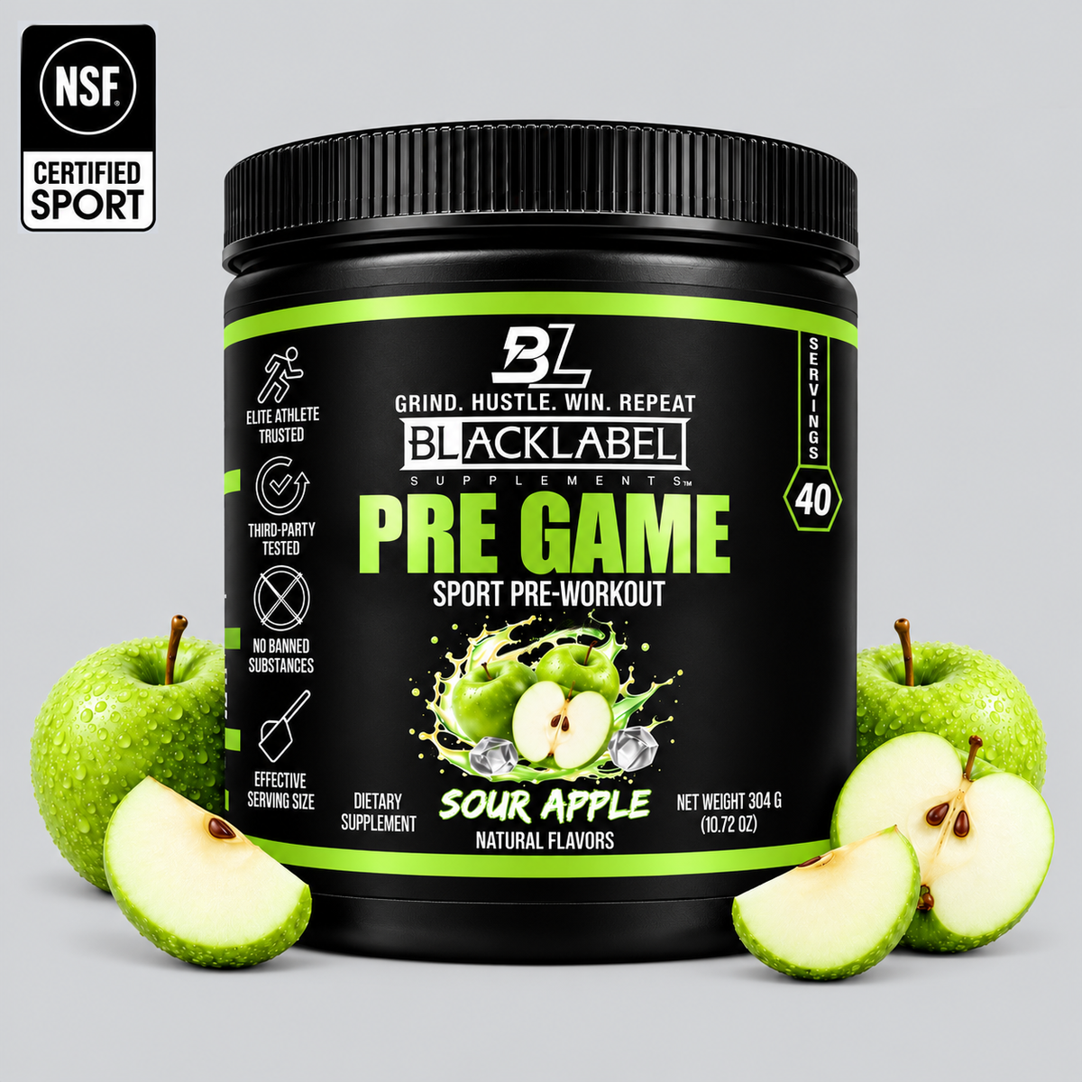 BLACKLABEL PRE GAME Pre-Workout – front product view