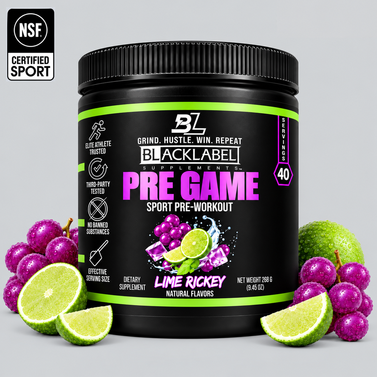 BLACKLABEL PRE GAME Pre-Workout – alternate view 2