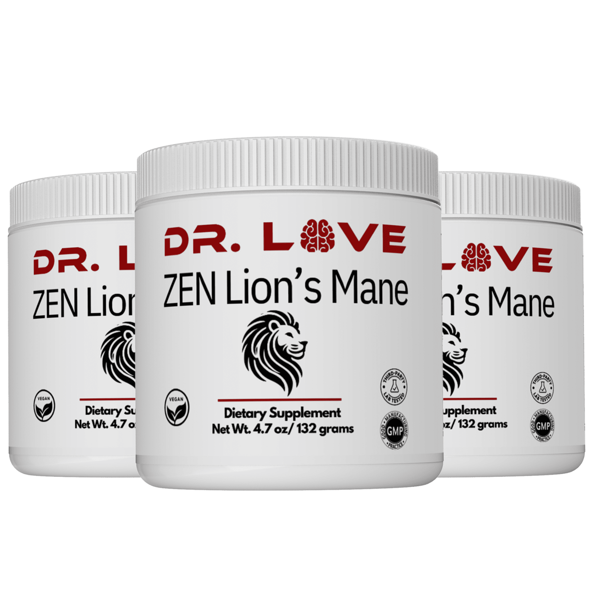 Dr. Love's Zen Lion's Mane (60 Day Jar) – alternate view 3