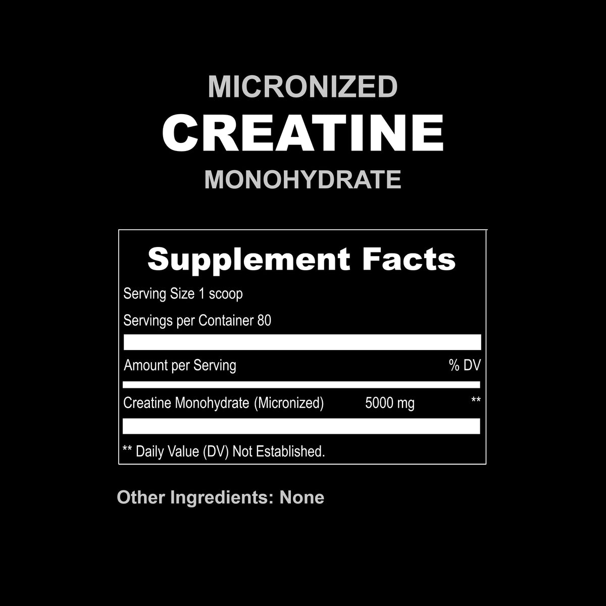 UpNourish Micronized Creatine Monohydrate (400g) – alternate view 4