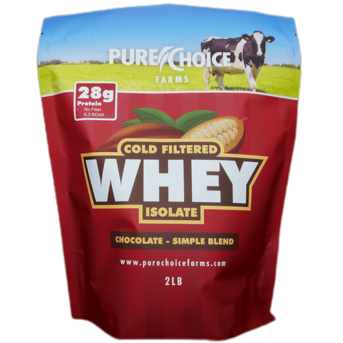 Pure Choice Farms Whey Protein Isolate Chocolate – alternate view 3